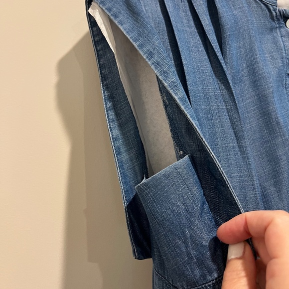 Banana Republic Chambray Dress Size SMALL LIKE NEW - Picture 10 of 11